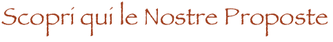         Scopri qui le Nostre Proposte